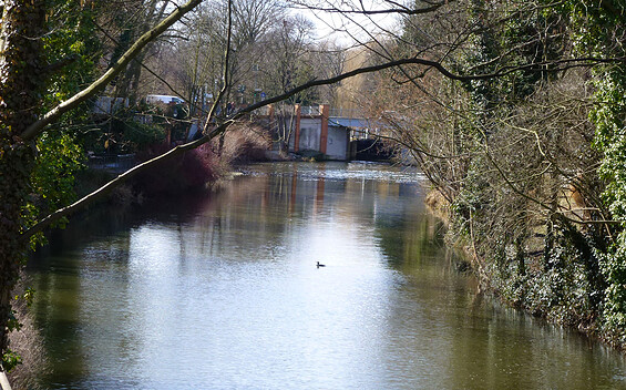 Notte canal and view to the city lock Königs Wusterhausen, Foto: Petra Förster, Lizenz: Tourismusverband Dahme-Seenland e.V.
