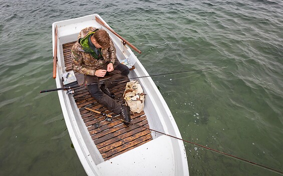 Angler im Seenland Oder-Spree, Foto: Seenland Oder-Spree e.V./Florian Läufer