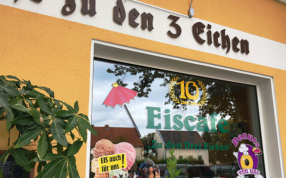 Ice cream parlor 3 oaks in Bestensee, Foto: Juliane Frank, Lizenz: Tourismusverband Dahme-Seenland e.V.