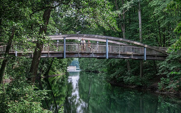 Wooden bridge over the Werbellinkanal near Wildau/Eichhorst, Foto: Frank Günther, Lizenz: Gemeinde Schorfheide