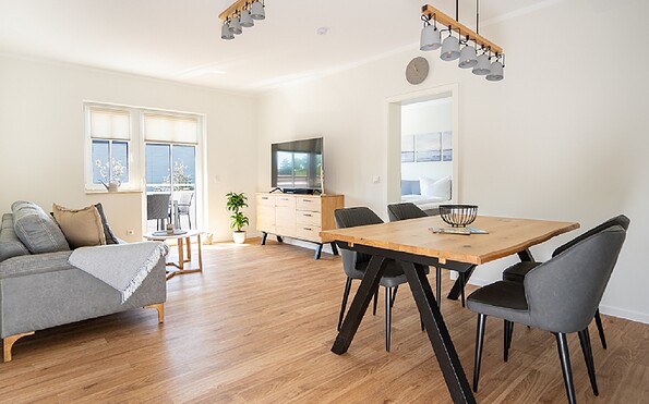 Flat living example, Foto: Nick Jantschke, Lizenz: Burghof Apartments Hoyerswerda