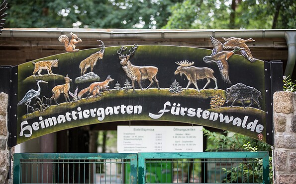 Entrance Heimattiergarten Fürstenwalde, Foto: Florian Läufer, Lizenz: Seenland Oder-Spree