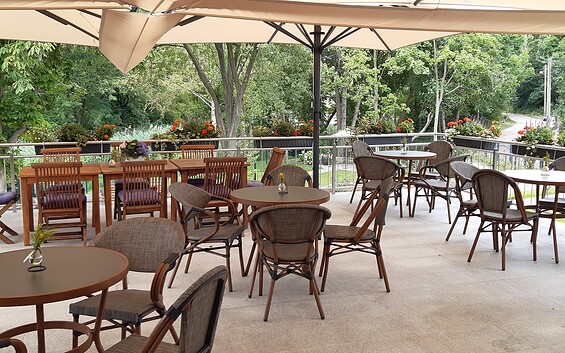 Café Hönow Hotel außen , Foto: Anja Steckmann-Habicht