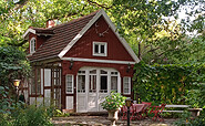 Gartenhaus der Waldpension Buchholzmühle, Foto: Martin Bahlmann, Lizenz: Waldpension Buchholzmühle