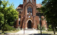 Evangelische Kirche Eichwalde, Foto: Petra Förster, Lizenz: Tourismusverband Dahme-Seenland e.V.