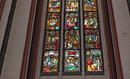 Choir window in St. Mary&#039;s Church, Foto: Steffen Lehmann, Lizenz: TMB-Fotoarchiv
