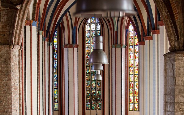 Choir window in St. Mary&#039;s Church, Foto: Florian Läufer , Lizenz: Seenland Oder-Spree