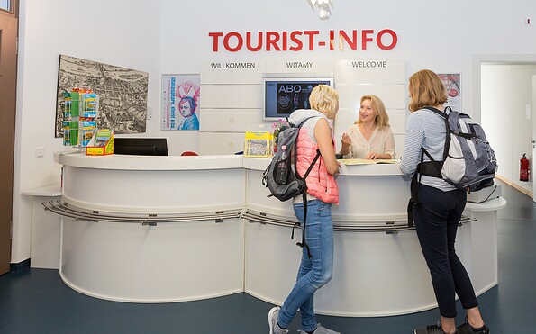 Deutsch-Polnische Tourist-Information Frankfurt (Oder), Foto: Florian Läufer, Lizenz: Seenland Oder-Spree