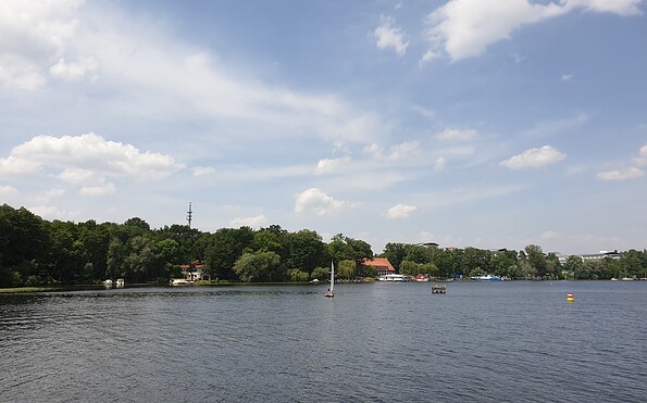 View of Caputh from the water, Foto: Kultur- und Tourismusamt Schwielowsee