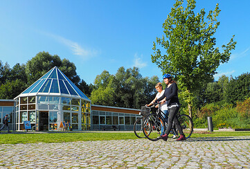 Fahrradverleih und Ladestation im NaturParkZentrum am Wildgehege Glauer Tal