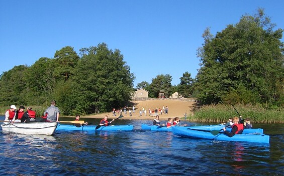 Canoe station at Hölzerner See, Foto: Christine Schilling, Lizenz: KiEZ Hölzerner See