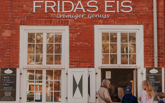 Fridas Eis in the Dutch Quarter in Potsdam, Foto: Julia Nimke, Lizenz: PMSG Potsdam Marketing und Service GmbH
