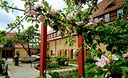 Klostergarten, Foto: Jennifer Burghardt, Lizenz: Dominikanerkloster Prenzlau