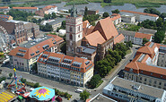 Blick vom Oderturm auf Frankfurt (Oder) und Slubice, Foto:  Matthias Schäfer