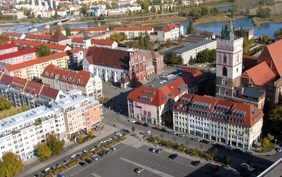 Frankfurt (Oder) und Slubice - Panorama, Foto: Baldauf, Lizenz: Baldauf