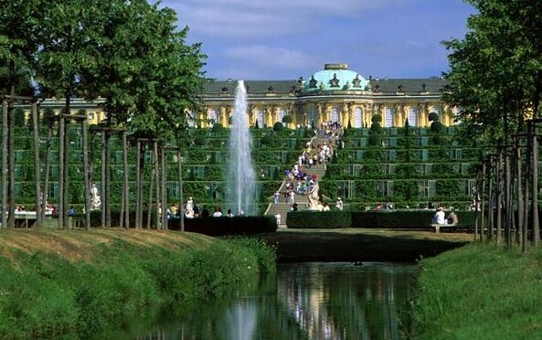 Schloss Sanssouci, Foto: Böttcher, Lizenz: TMB-Fotoarchiv