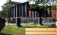 Autobahngeschichtliche Sammlung in der Autobahnmeisterei Erkner - Denkmal der Rüdersdorfer Brücken, Foto: R. Arndt