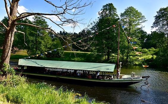 Treidelkahn auf dem Friedrich-Wilhelm-Kanal, Foto: Horst Berghäuser