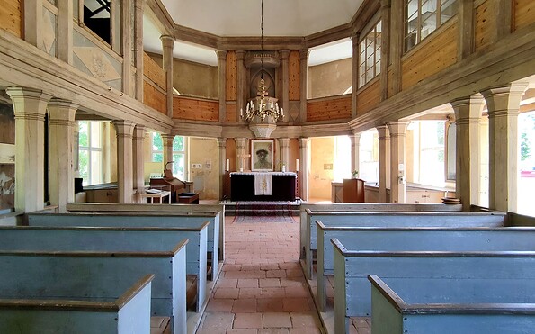 Innenraum - Kirche, Foto: Anke Treichel, Lizenz: Regio-Nord