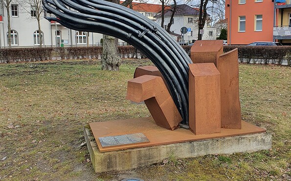 Denkmal &quot;Die Forderung&quot;, Foto: Juliane Schlagowski, Lizenz: Stadt Teltow