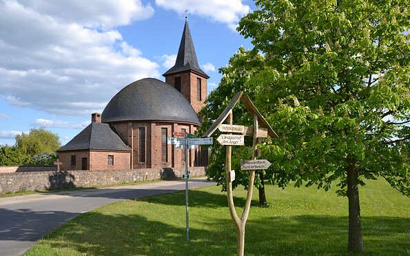 Church in Kunersdorf, Foto: Matthias Schäfer, Lizenz: TMB-Fotoarchiv