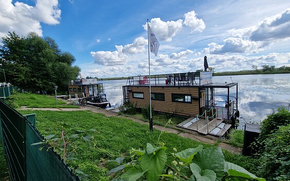 Hausboote im Nationalpark Unteres Odertal, Foto: Daniel Bauer