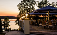 Lake terrace of the Hotel-Resort Märkisches Meer, Foto: Beate Wätzel