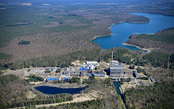 Luftbild Kernkraftwerk, Foto: EWN Entsorgungswerk für Nuklearanlagen GmbH, Lizenz: EWN Entsorgungswerk für Nuklearanlagen GmbH