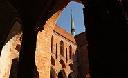 Blick in den Innenhof, Foto: Charlotte Schwarzkopf, Lizenz: Kloster Chorin