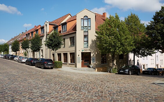 Außenansicht Hotel Eichwerder in Templin, Foto: Karel Kühne, Lizenz: Hotel Eichwerder