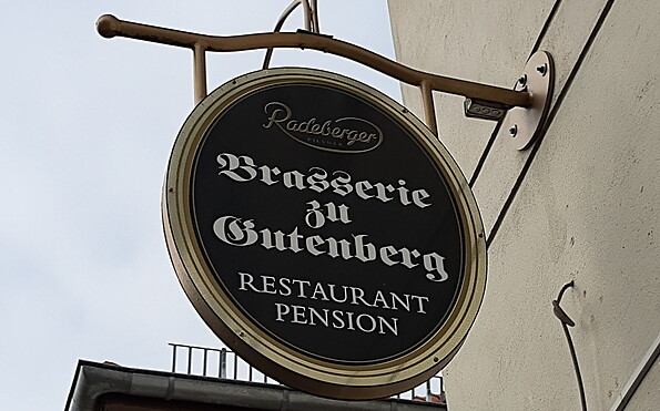 Restaurant &quot;Brasserie zu Gutenberg&quot;, Foto: Martina Tenzler, Lizenz: PMSG