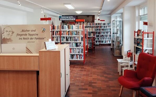 Brunold-Bibliothek in der Schorfheide-Info, Foto: Schorfheide-Info, Lizenz: Amt Joachimsthal (Schorfheide)