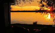 Sonnenuntergang im Kurpark, Foto: Sandra Haß, Lizenz: Seenland Oder-Spree