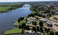 Campingplatz StroamCamp von oben, Foto: Anne Wohlgemuth, Lizenz: Technische Werke Schwedt