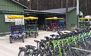 Radstützpunkt von iba-aktiv-tours im Familienpark Großkoschen, Foto: iba-aktiv-tours