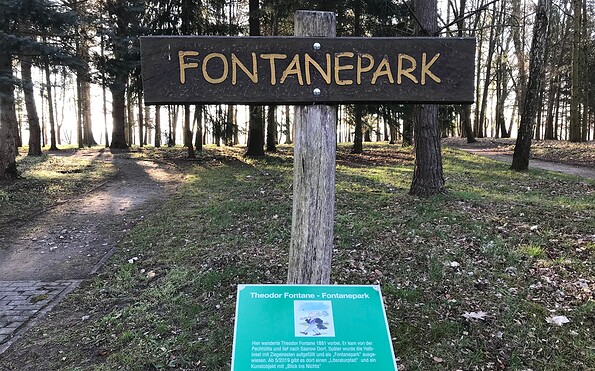 Fontanepark Bad Saarow with literature trail, Foto: Laura Beister