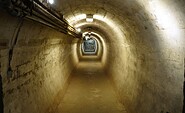 Entrance tunnel to the bunker Fuchsbau in Petersdorf, Foto: Matthias Beyer