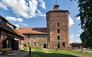 Bergfried Burg Beeskow, Foto: Thomas Kaeber, Lizenz: Landkreis Oder-Spree