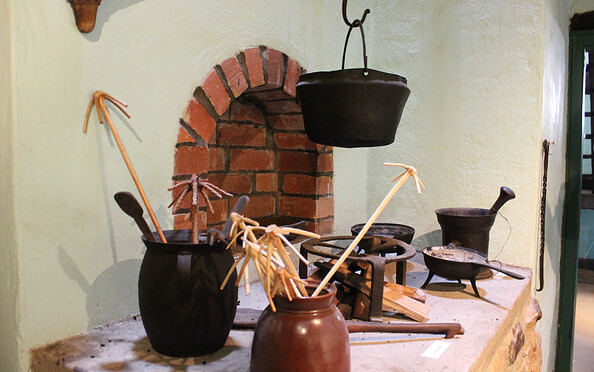 Kochstelle im Bauernmuseum, Foto: Nicole Romberg, Lizenz: Stadt Trebbin