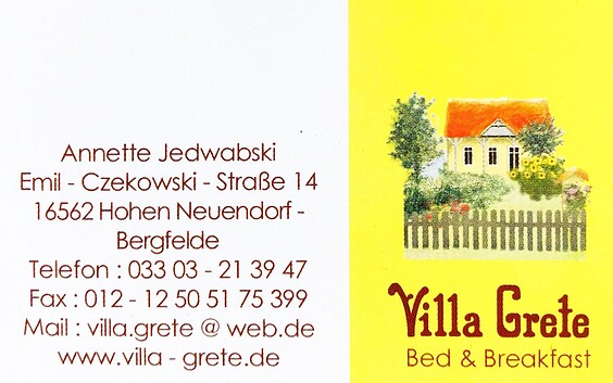 Villa Grete Bed & Breakfast