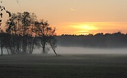 Sonnenuntergang in den Wierichwiesen, Foto: Tourismusverein Scharmützelsee e.V.