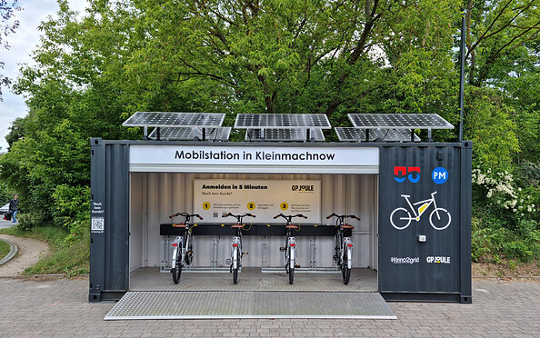 Mobilstation in Kleinmachnow, Foto: Pressefoto Gemeinde Kleinmachnow