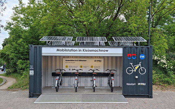 Mobilstation in Kleinmachnow, Foto: Pressefoto Gemeinde Kleinmachnow