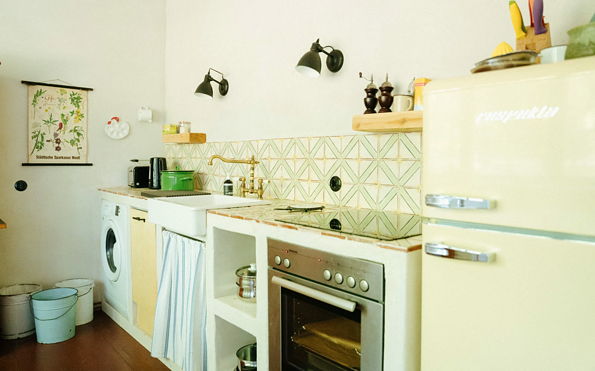 Küchenzeile am Hof Flieth, Foto: Andreas Zaremba