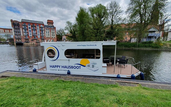 Happy Hausboot, Foto: Josefin Henning, Lizenz: Tourismusverband Havelland e.V.