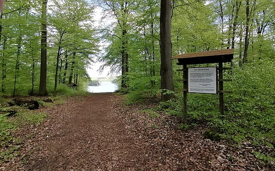 Circular hiking trail around the Tornowsee