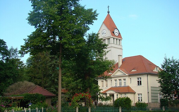 Kirche in der Gartenstadt Marga, Foto: Stadt Senftenberg, Lizenz: Stadt Senftenberg