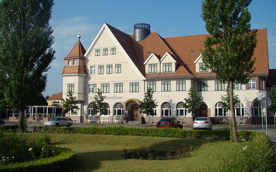 Ehemaliges Gasthaus Kaiserkrone in der Gartenstadt Marga, Foto: Stadt Senftenberg, Lizenz: Stadt Senftenberg