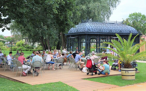Wiesencafé in Beelitz, Foto: Stadt Beelitz
