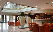 Lobby im Hotel Radisson blu Cottbus